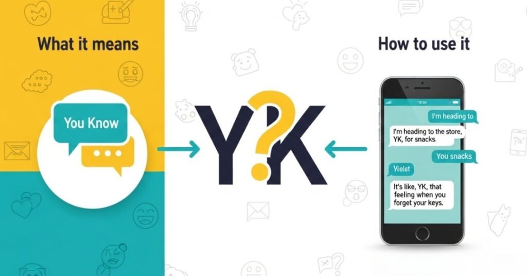 YK Meaning In Text