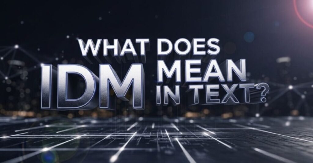 idm full form whatsapp