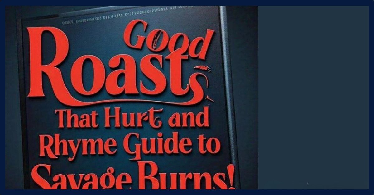 Roasts That Hurt And Rhyme: A Guide To Savage Roasting