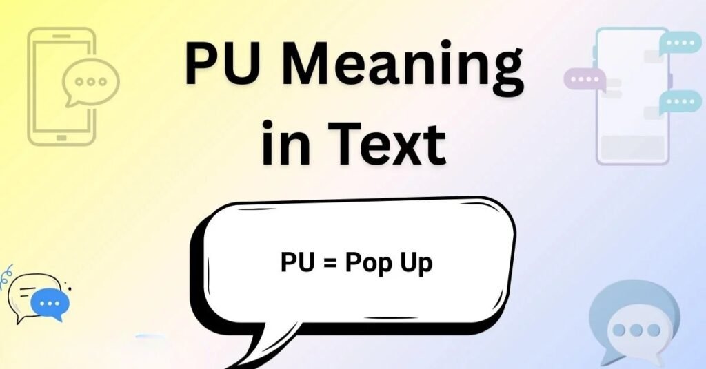 PU Meaning In Text 