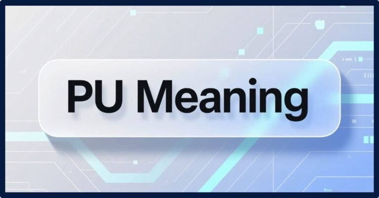 PU Meaning In Text: Evolution And Its Varying Meanings
