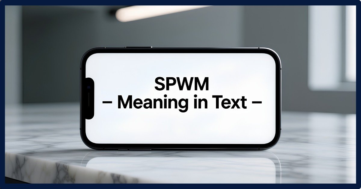 SPWM Meaning In Text: Background, Misconceptions And Usage